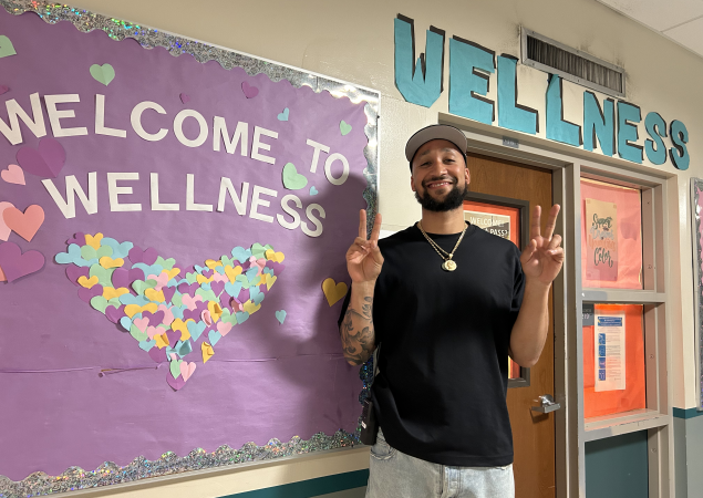 -Wade King-Gallman, Wellness Coordinator at Phillip and Sala Burton High School