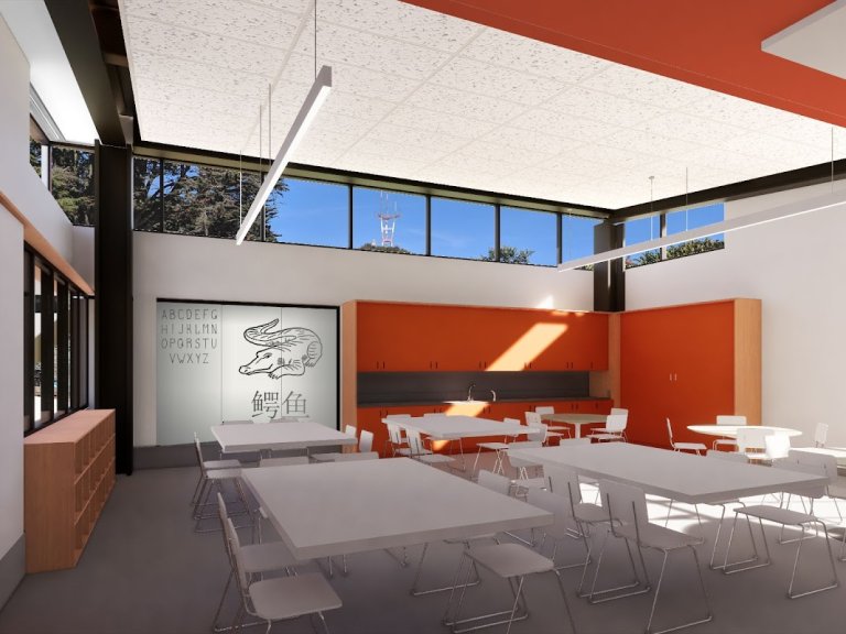 Willie Brown Middle School classroom