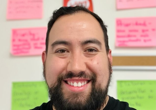 Benjamin Amezcua, 3rd grade Spanish dual immersion teacher at Monroe Elementary School