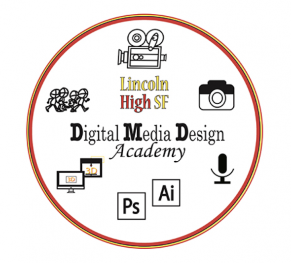 Lincoln HS Digital Media Design Academy Logo 