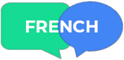 speech bubbles with the word "French"