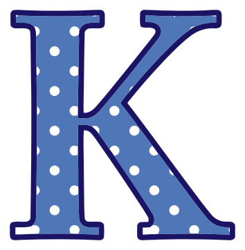 clipart of letter K