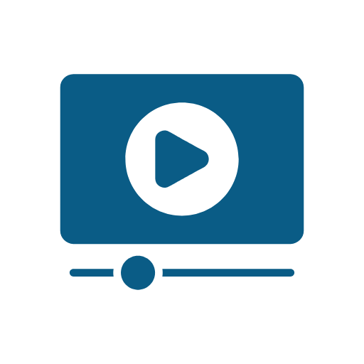 Icon of streaming video