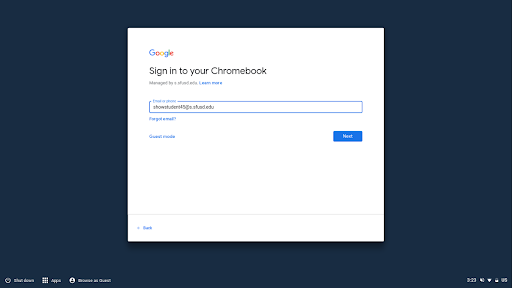 Sign-In Screenshot