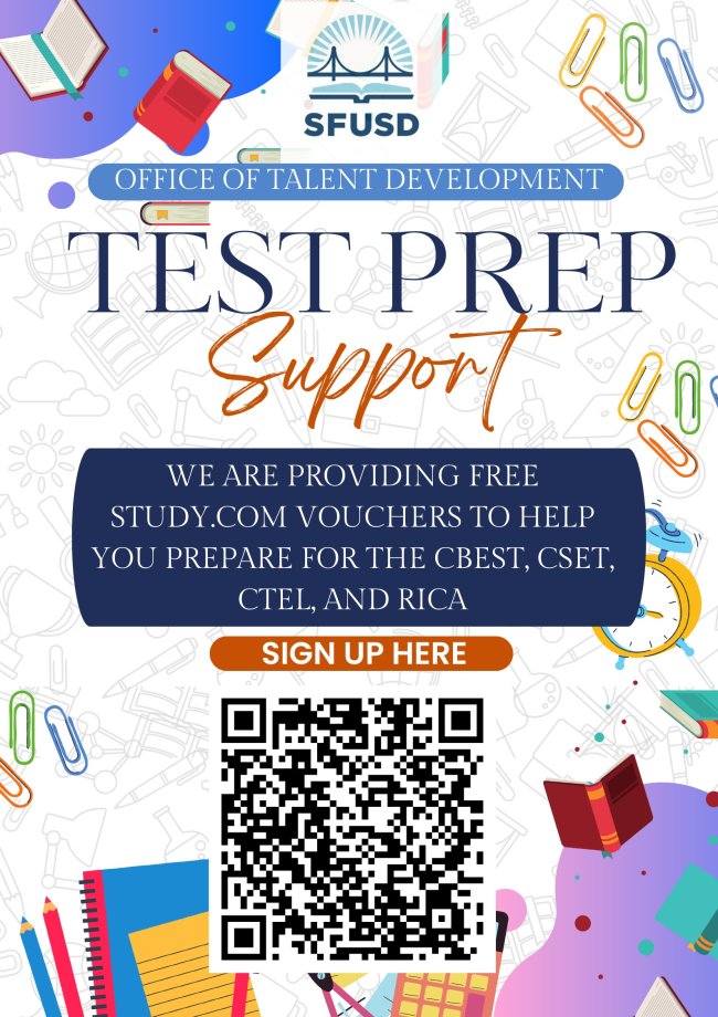 Test Prep Poster