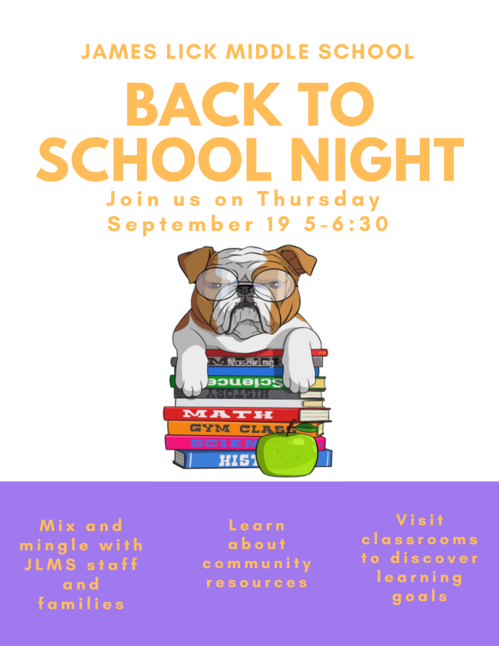 back to school night flyer