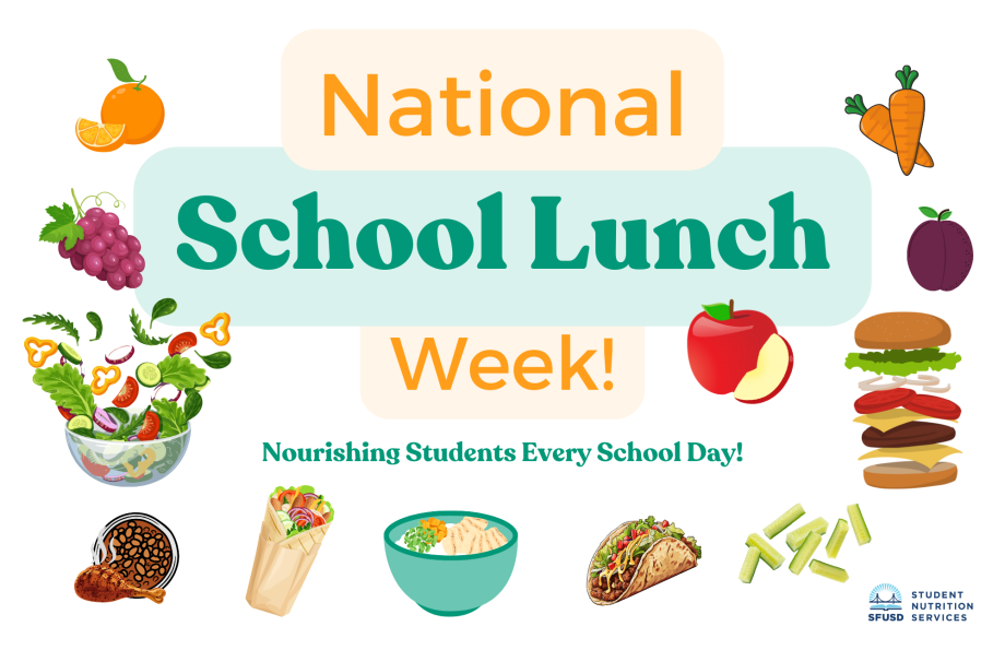 School lunch poster