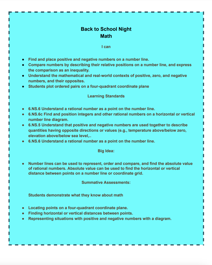 math info for mr sandoval