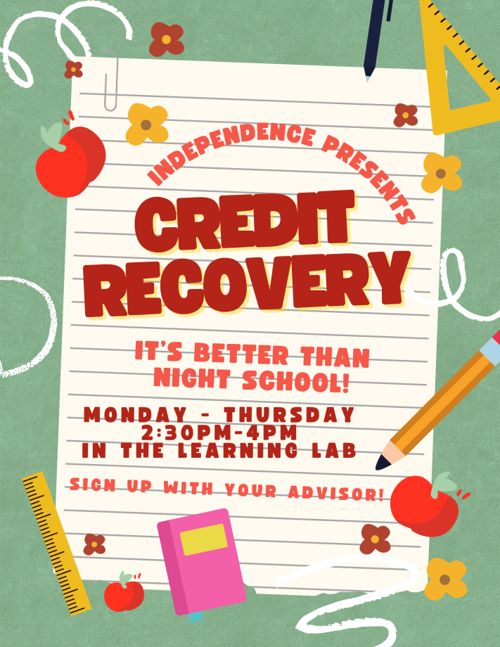 credit recovery flyer