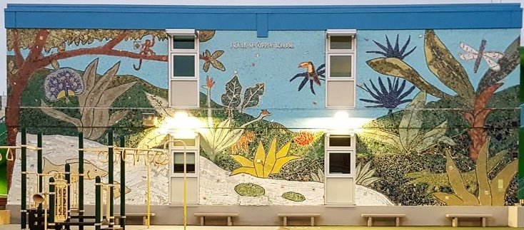 McCoppin school yard mural