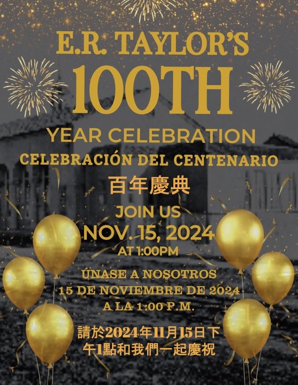 Poster for 100 year anniversary