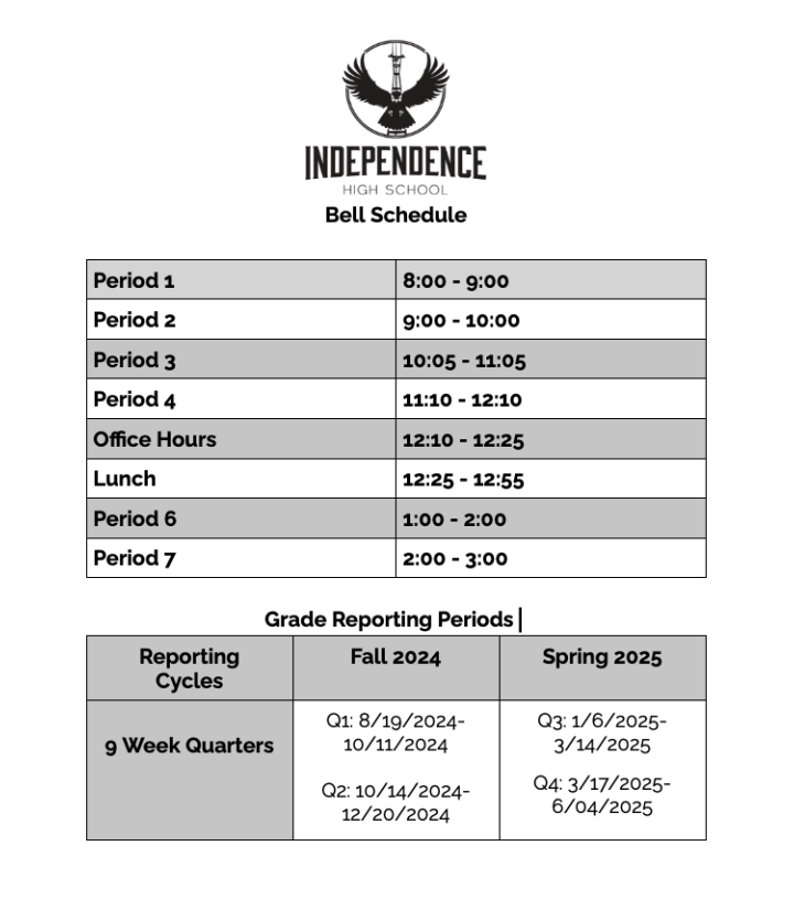 bell schedule 