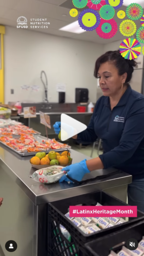 Maria, SNS Dining Staff at Bryant Elementary