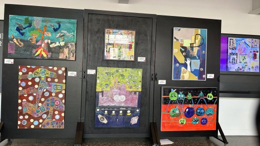 Student artwork from AccessSFUSD: The Arc showcase