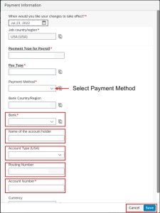 Banking Information