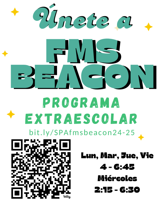 FMS Beacon Registration Flier - Spanish