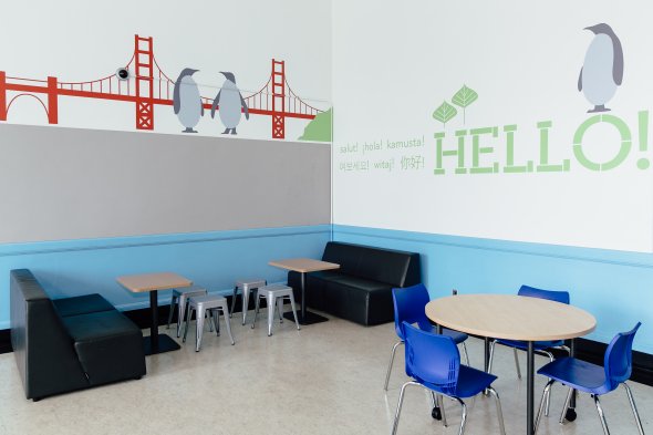 Redesigned School Dining Space