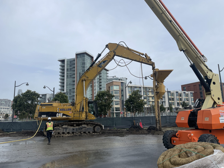 Mission Bay School - Foundation excavation