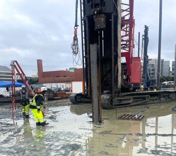 Mission Bay School - Test Piles