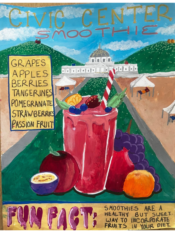 Student Art: Civic Center Smoothie