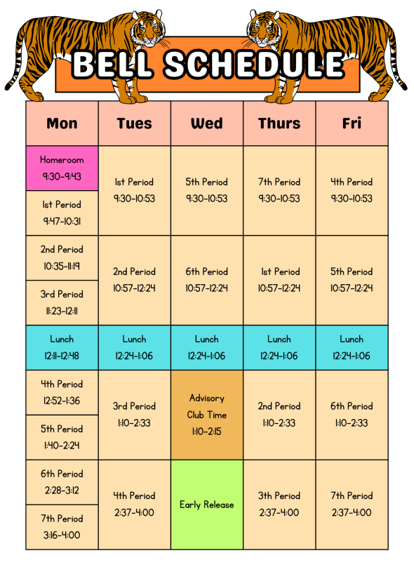 Aptos 24-25 Bell Schedule