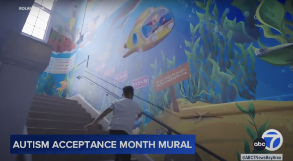 Autism Acceptance Mural Wall