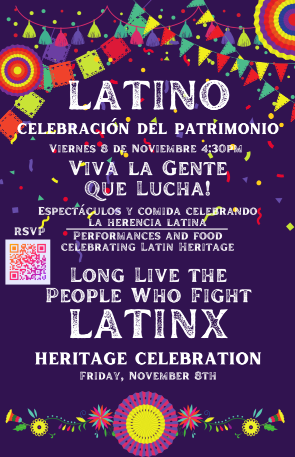 Latinx Heritage Celebration Flyer