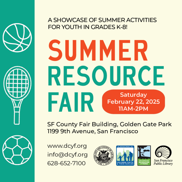 DCYF summer resouce fair - 2/22, 11-2