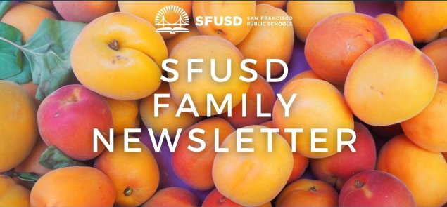 SFUSD Family Newsletter July cover