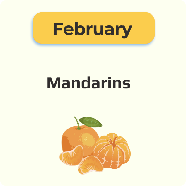 Harvest of the Month Mandarins